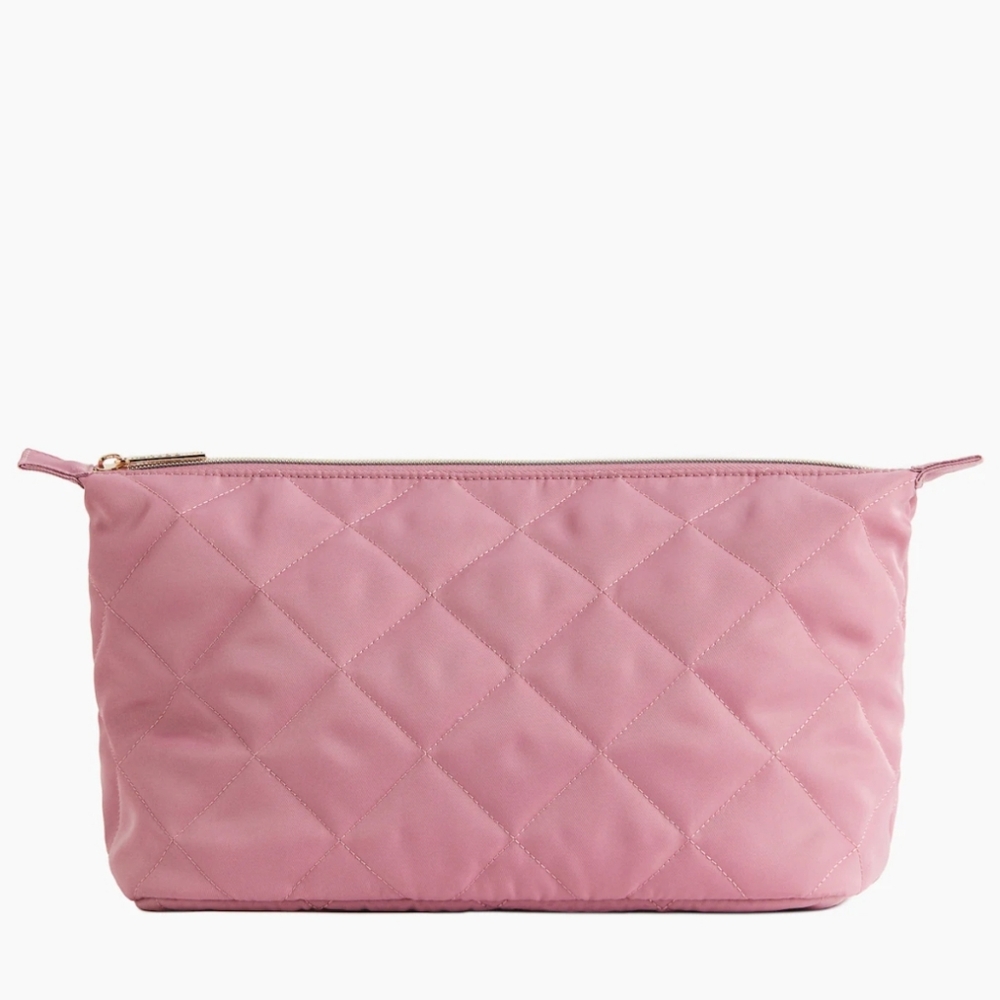 Sale: H&M Large Pink Quilted Make-Up/Insert Bag